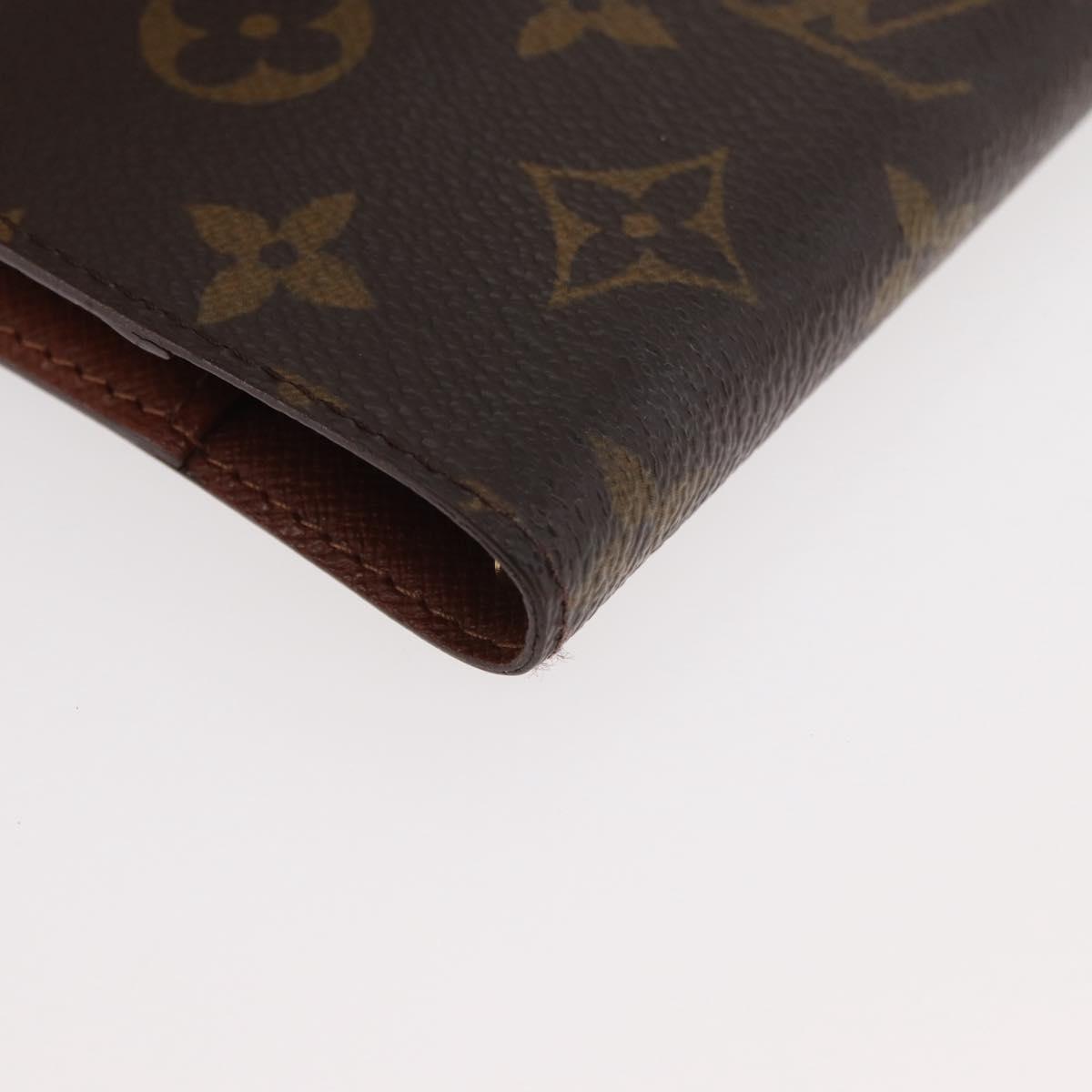 LOUIS VUITTON Monogram Agenda PM Day Planner Cover R20005 LV Auth BA12756