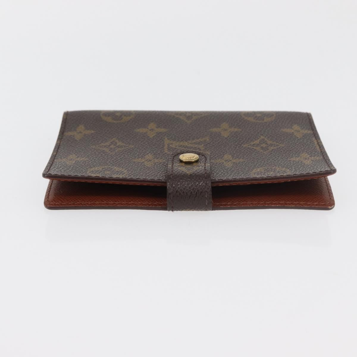 LOUIS VUITTON Monogram Agenda PM Day Planner Cover R20005 LV Auth BA12756
