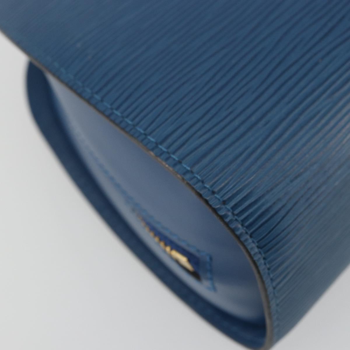 LOUIS VUITTON Epi Dauphine GM Pouch Blue M48435 LV Auth BA12758