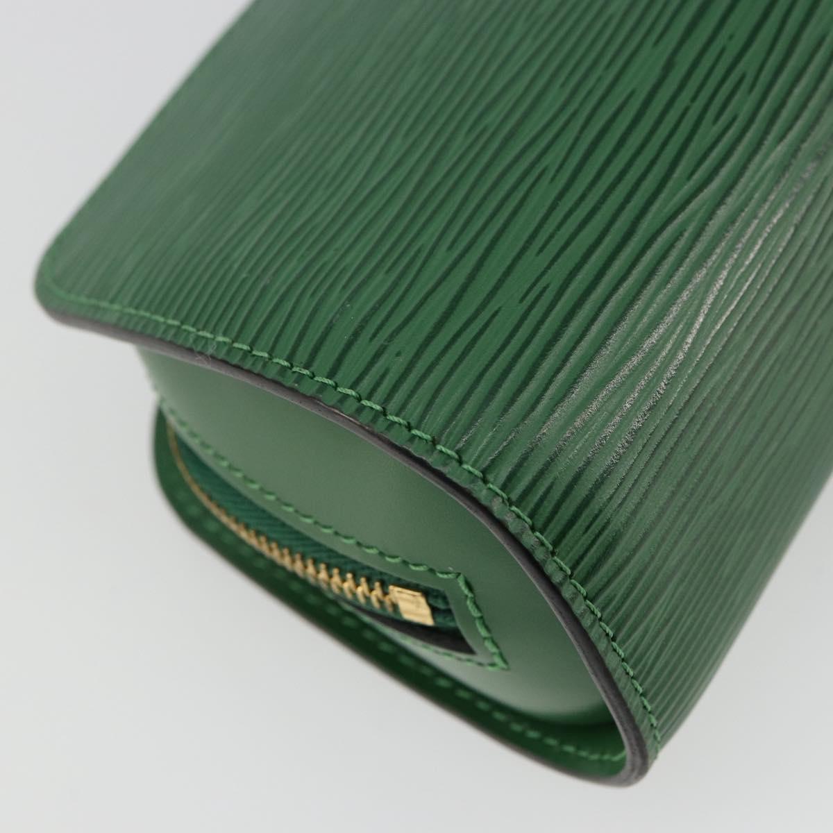 LOUIS VUITTON Epi Dauphine PM Cosmetic Pouch Green M48444 LV Auth BA12760