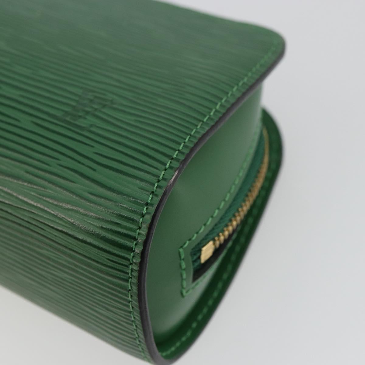 LOUIS VUITTON Epi Dauphine PM Cosmetic Pouch Green M48444 LV Auth BA12760