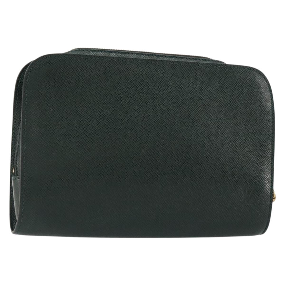 LOUIS VUITTON Taiga Baikal Clutch Bag Epicea M30184 LV Auth BA12765