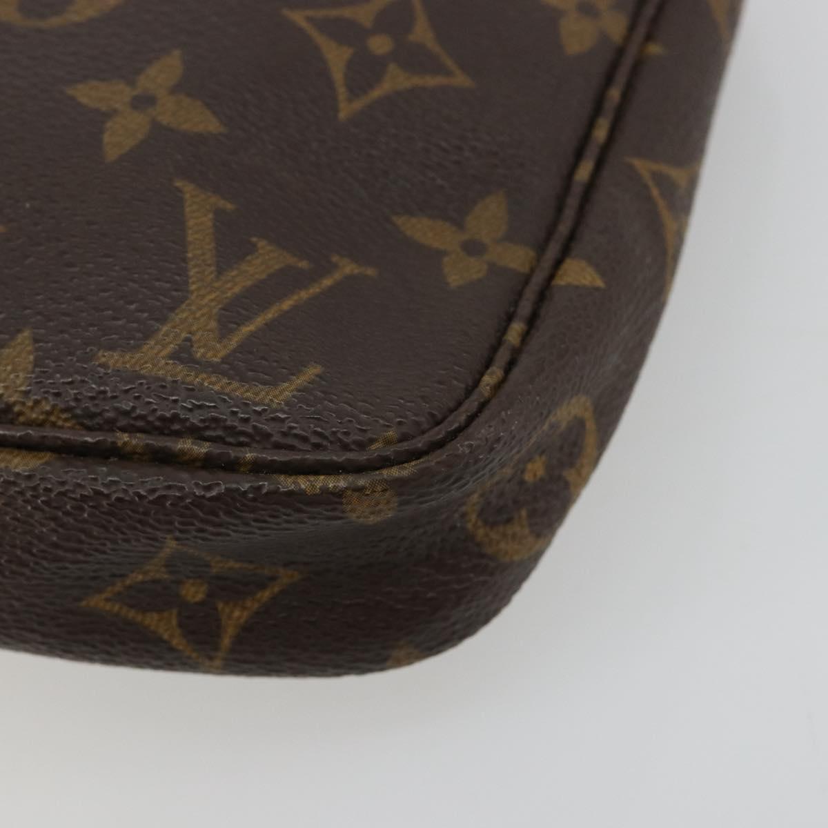 LOUIS VUITTON Monogram Pochette Accessoires Pouch M51980 LV Auth BA12777