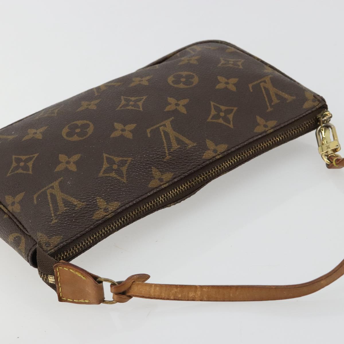 LOUIS VUITTON Monogram Pochette Accessoires Pouch M51980 LV Auth BA12777