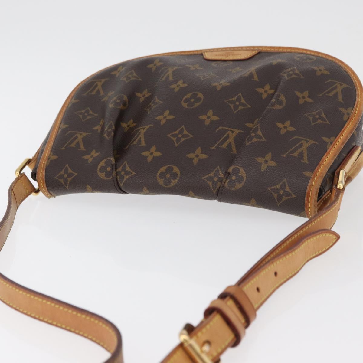 LOUIS VUITTON Monogram Menilmontant PM Shoulder Bag M40474 LV Auth BA12779