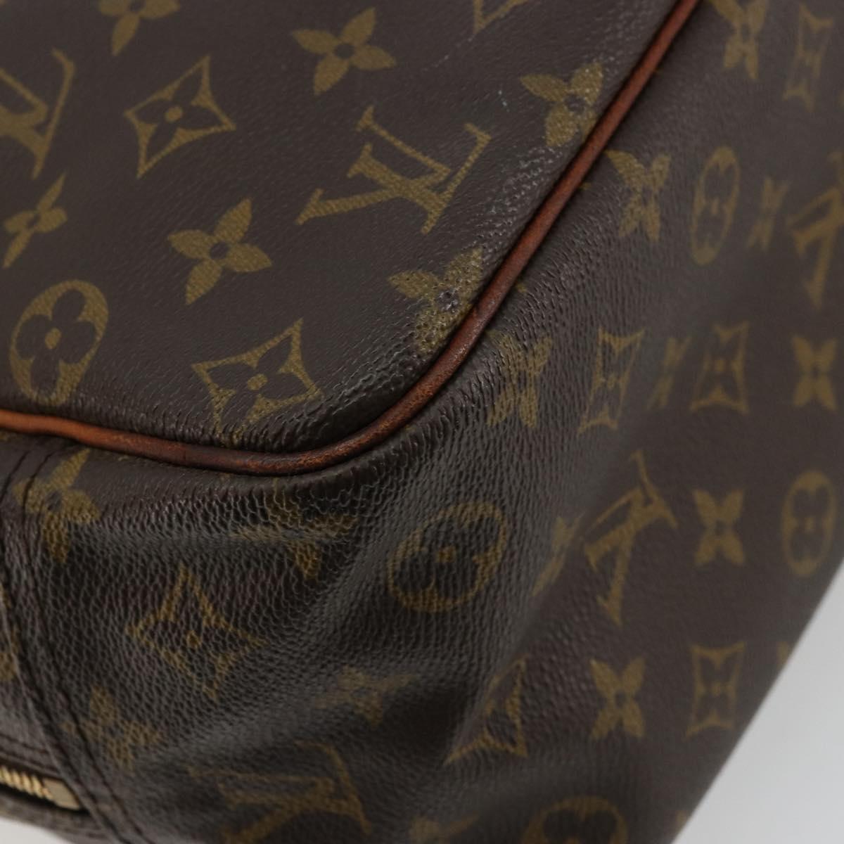 LOUIS VUITTON Monogram Deauville Hand Bag M47270 LV Auth BA12785