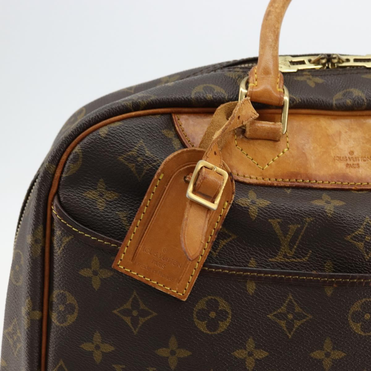 LOUIS VUITTON Monogram Deauville Hand Bag M47270 LV Auth BA12785