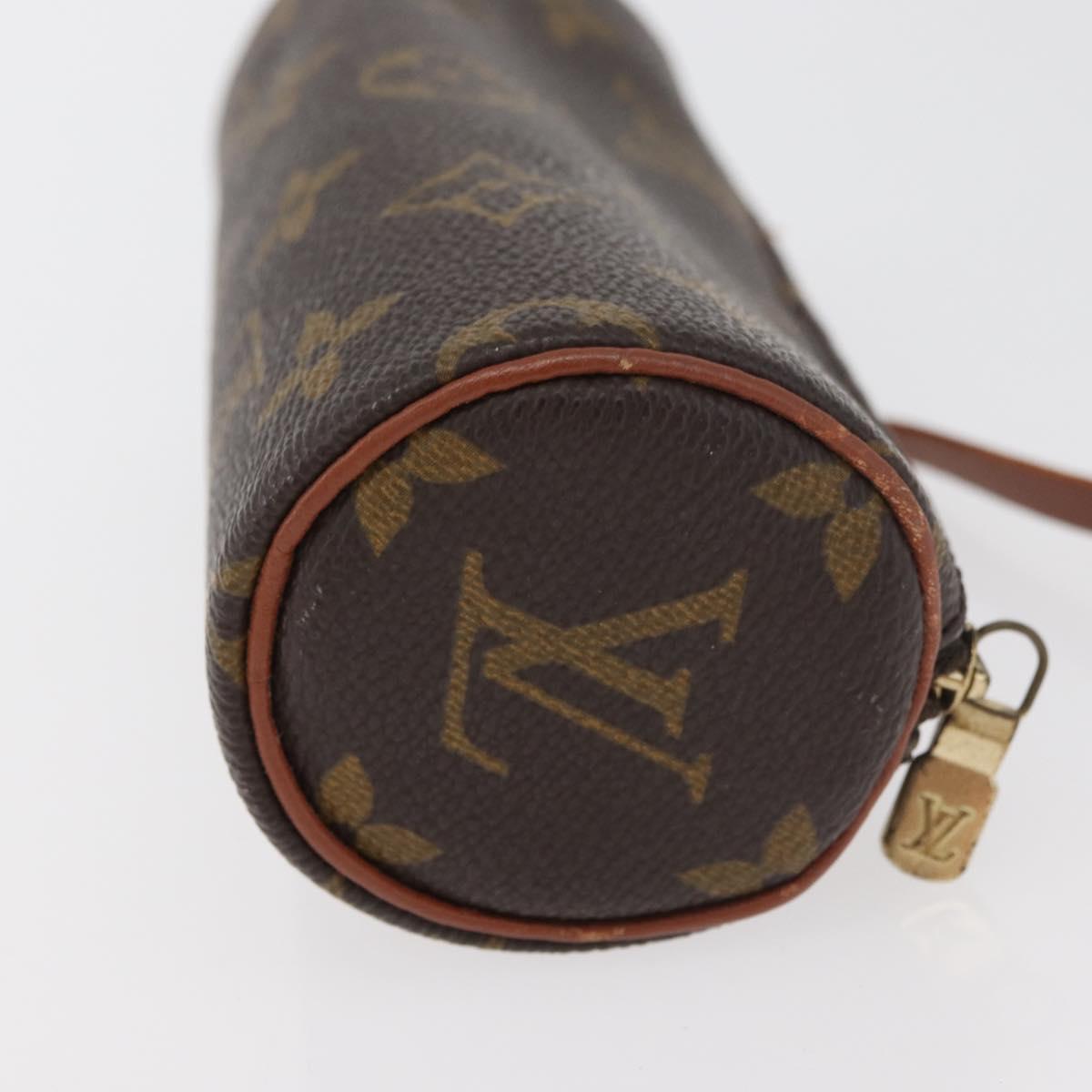 LOUIS VUITTON Monogram Papillon Pouch LV Auth BA12789