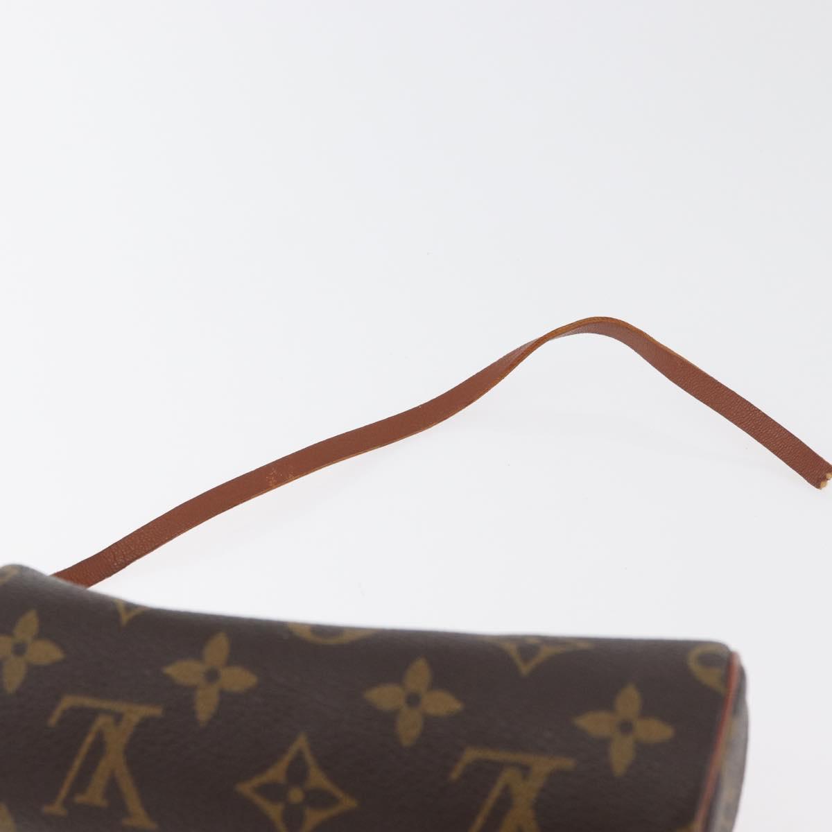 LOUIS VUITTON Monogram Papillon Pouch LV Auth BA12789