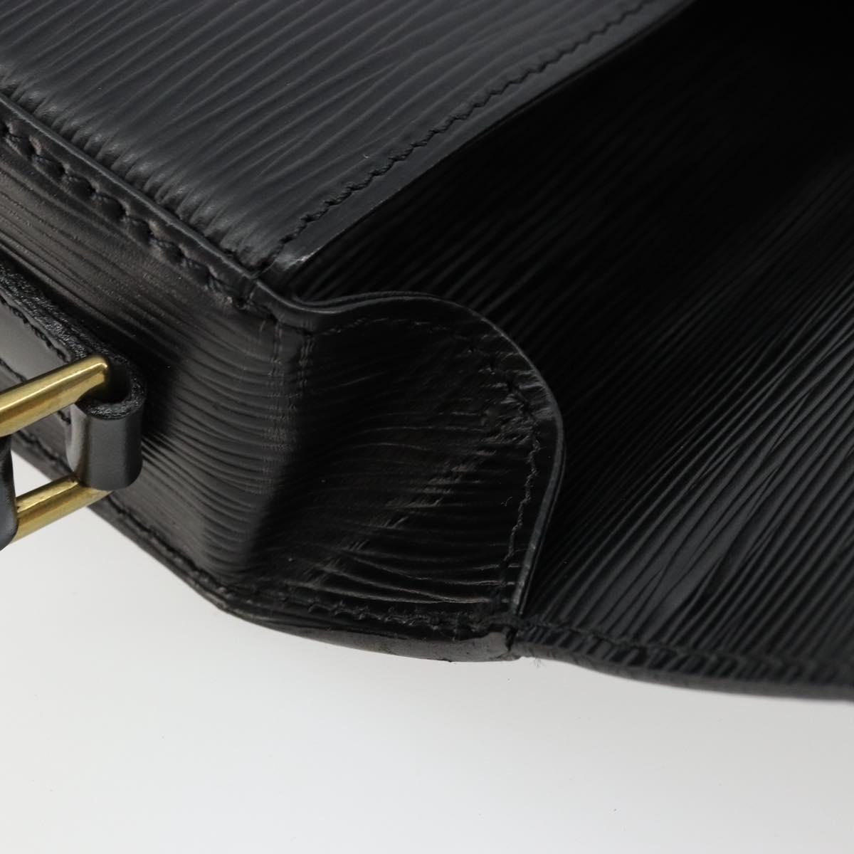 LOUIS VUITTON Epi Saint Cloud PM Shoulder Bag Black M52212 LV Auth BA12794