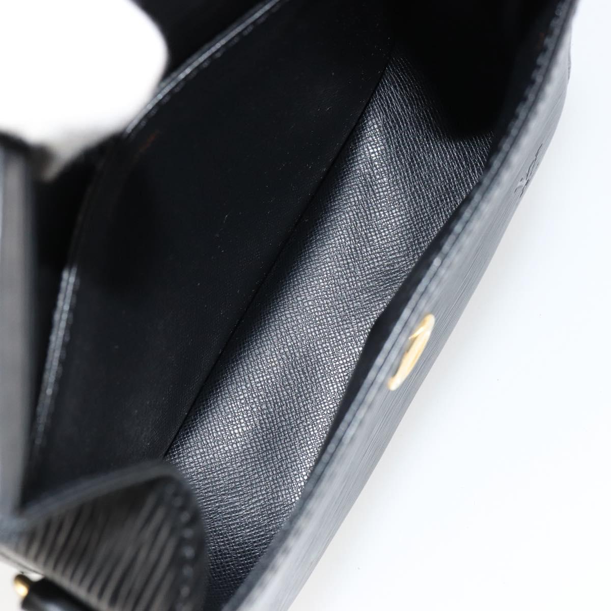 LOUIS VUITTON Epi Saint Cloud PM Shoulder Bag Black M52212 LV Auth BA12794