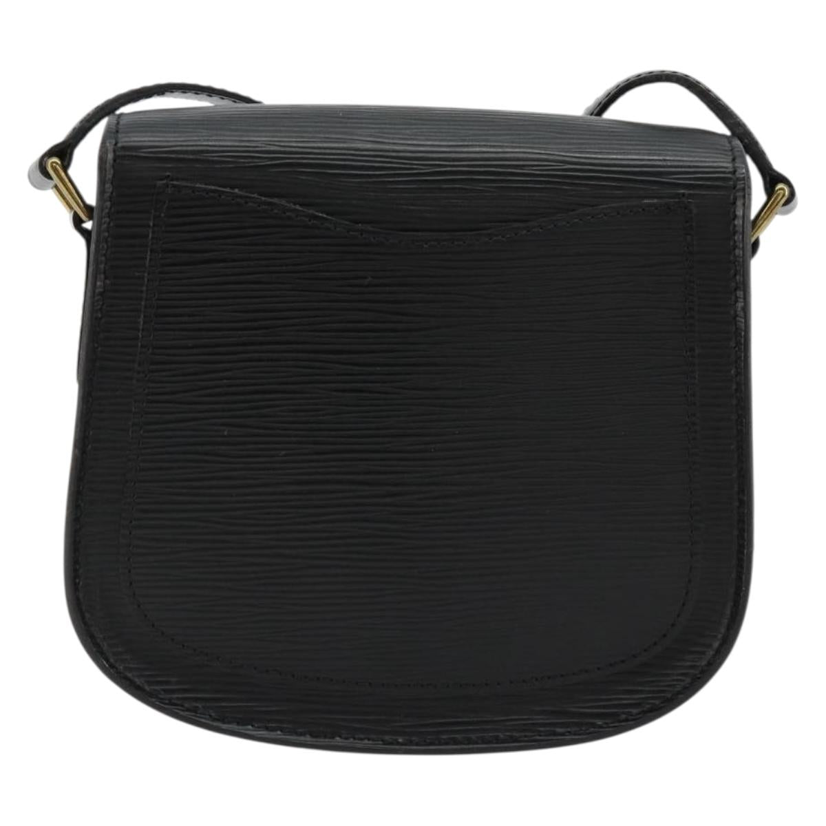 LOUIS VUITTON Epi Saint Cloud PM Shoulder Bag Black M52212 LV Auth BA12794