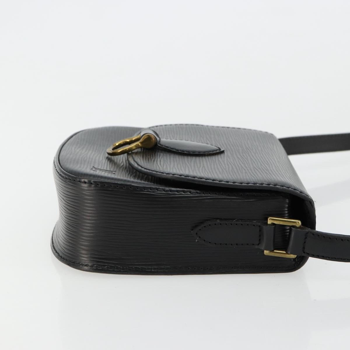 LOUIS VUITTON Epi Saint Cloud PM Shoulder Bag Black M52212 LV Auth BA12794