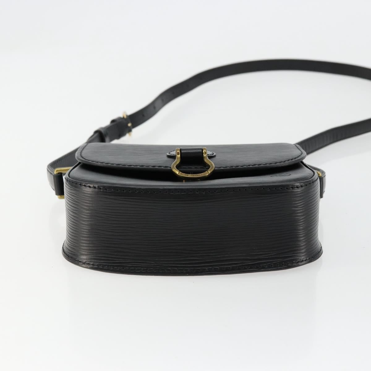 LOUIS VUITTON Epi Saint Cloud PM Shoulder Bag Black M52212 LV Auth BA12794