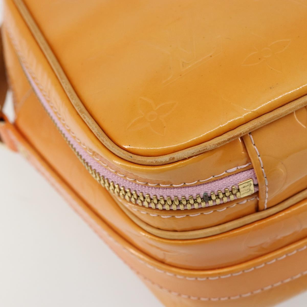 LOUIS VUITTON Monogram Vernis Wooster Bag Marshmallow Pink M91037 Auth BA12807