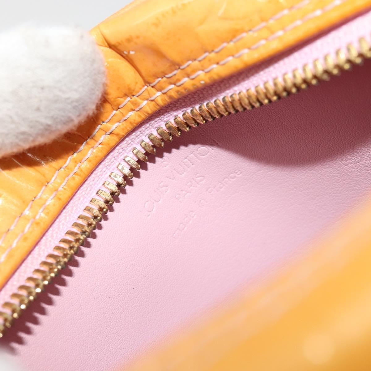 LOUIS VUITTON Monogram Vernis Wooster Bag Marshmallow Pink M91037 Auth BA12807