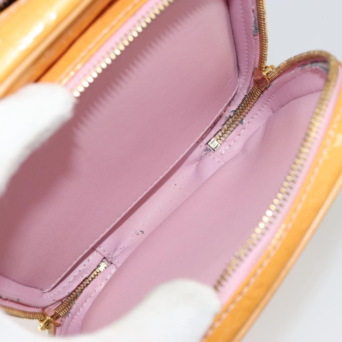 LOUIS VUITTON Monogram Vernis Wooster Bag Marshmallow Pink M91037 Auth BA12807