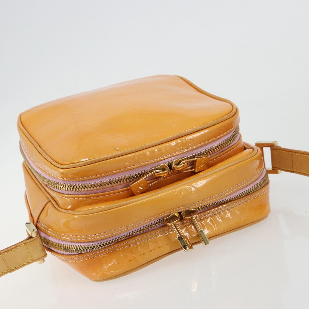 LOUIS VUITTON Monogram Vernis Wooster Bag Marshmallow Pink M91037 Auth BA12807