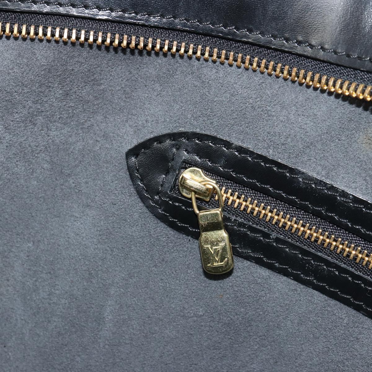 LOUIS VUITTON Epi Saint Jacques Shopping Shoulder Bag Black M52272 Auth BA12821