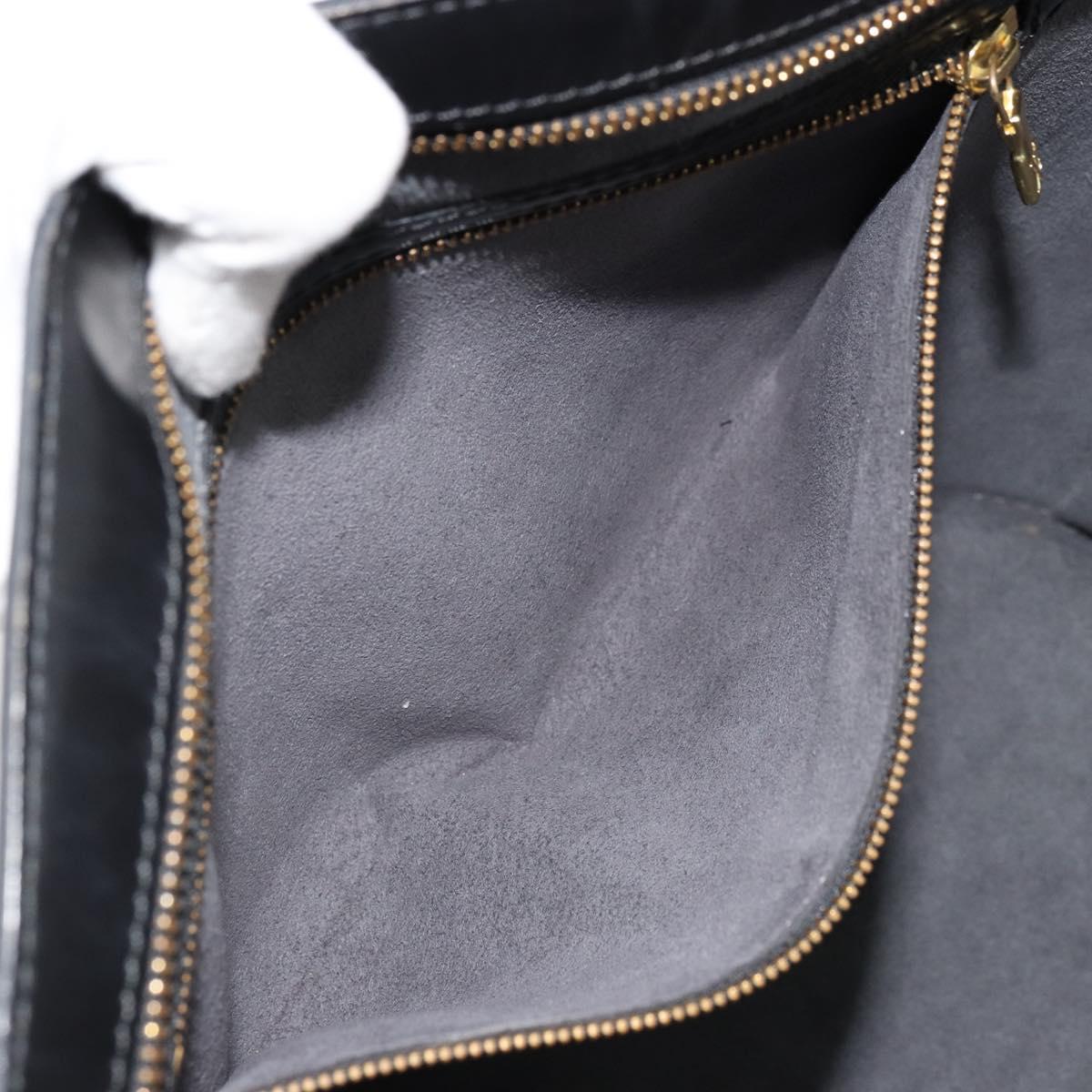 LOUIS VUITTON Epi Saint Jacques Shopping Shoulder Bag Black M52272 Auth BA12821