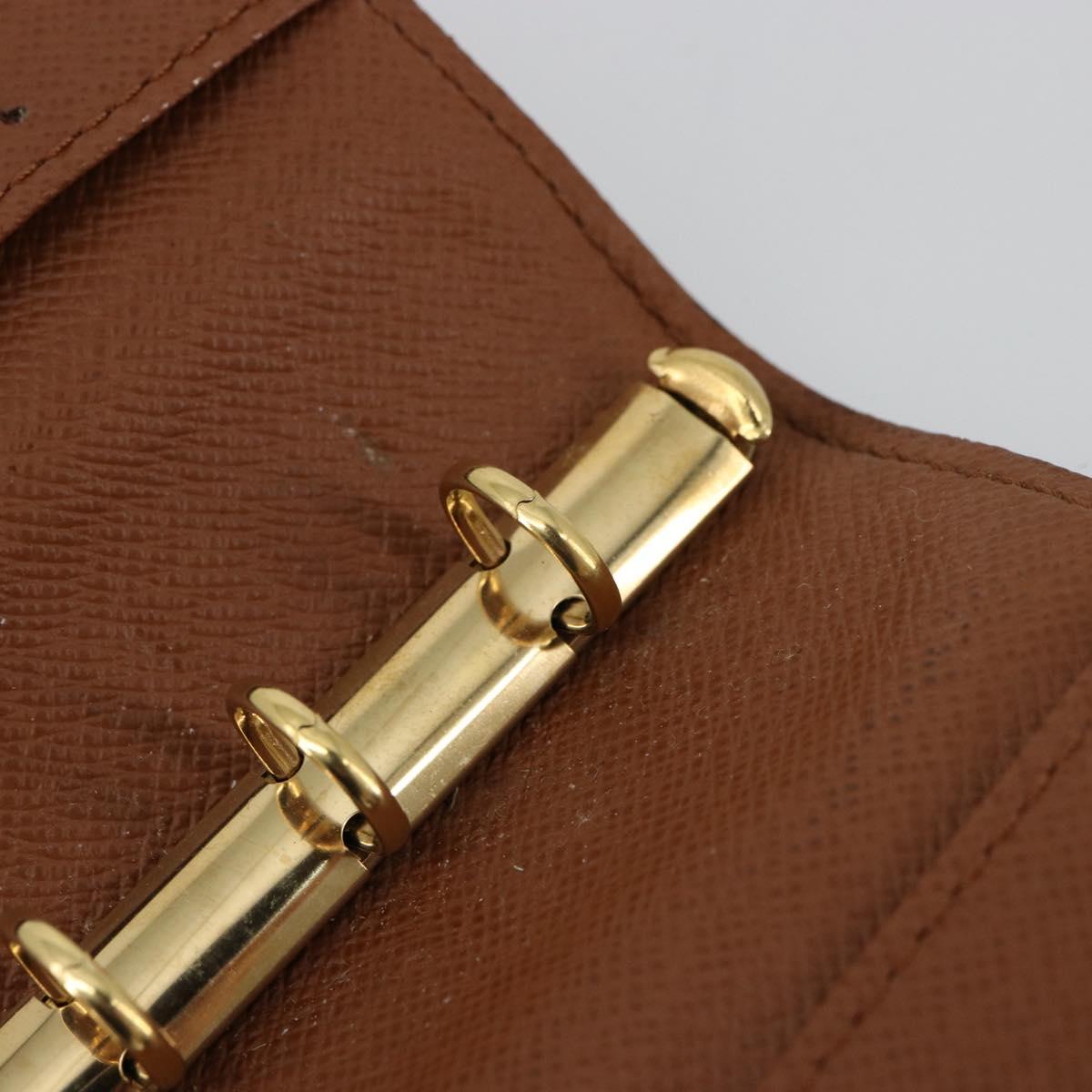 LOUIS VUITTON Monogram Agenda PM Day Planner Cover R20005 LV Auth BA12824