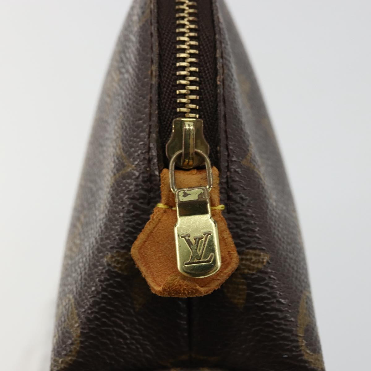 LOUIS VUITTON Monogram Pochette Cosmetic PM Pouch M43998 LV Auth BA12825