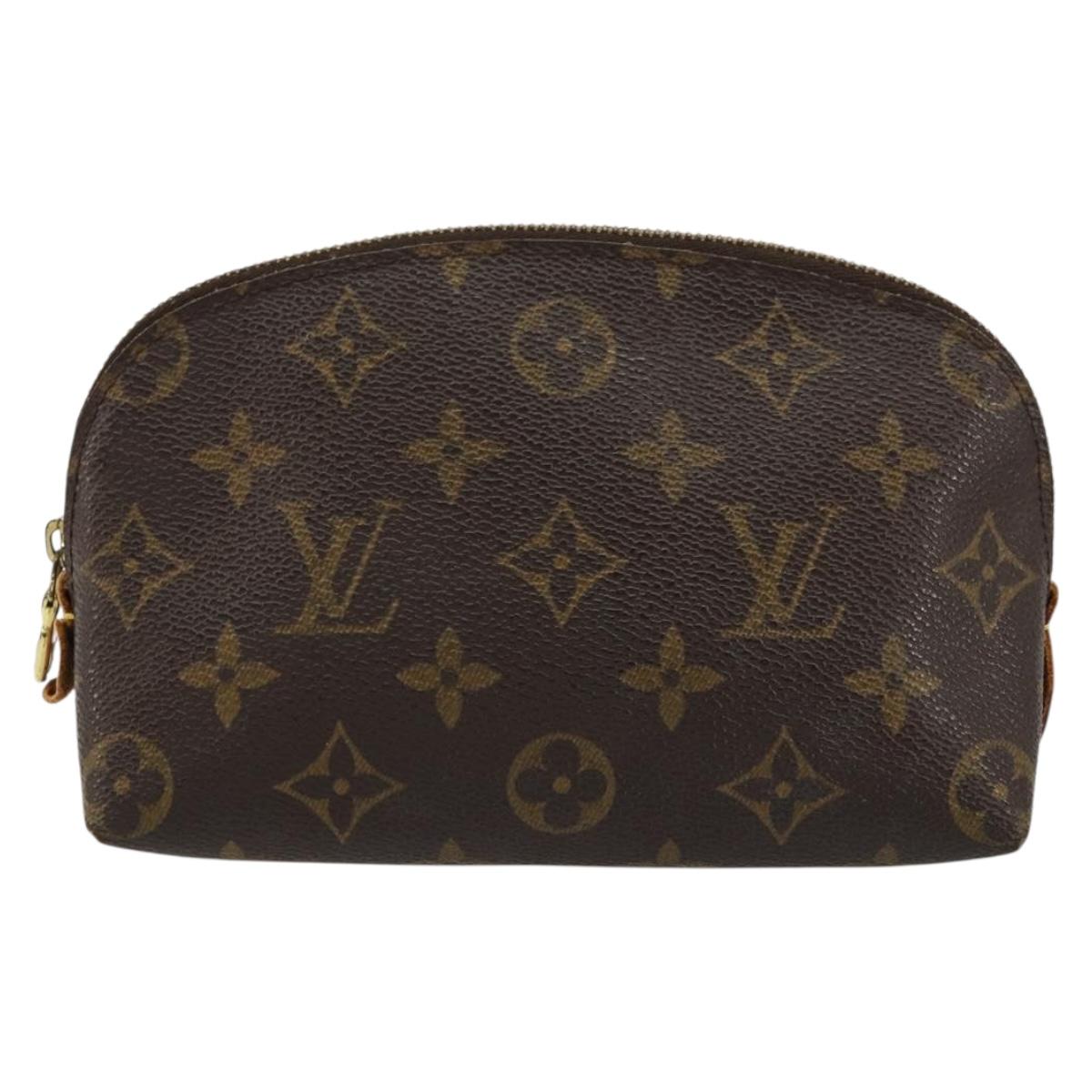 LOUIS VUITTON Monogram Pochette Cosmetic PM Pouch M43998 LV Auth BA12825