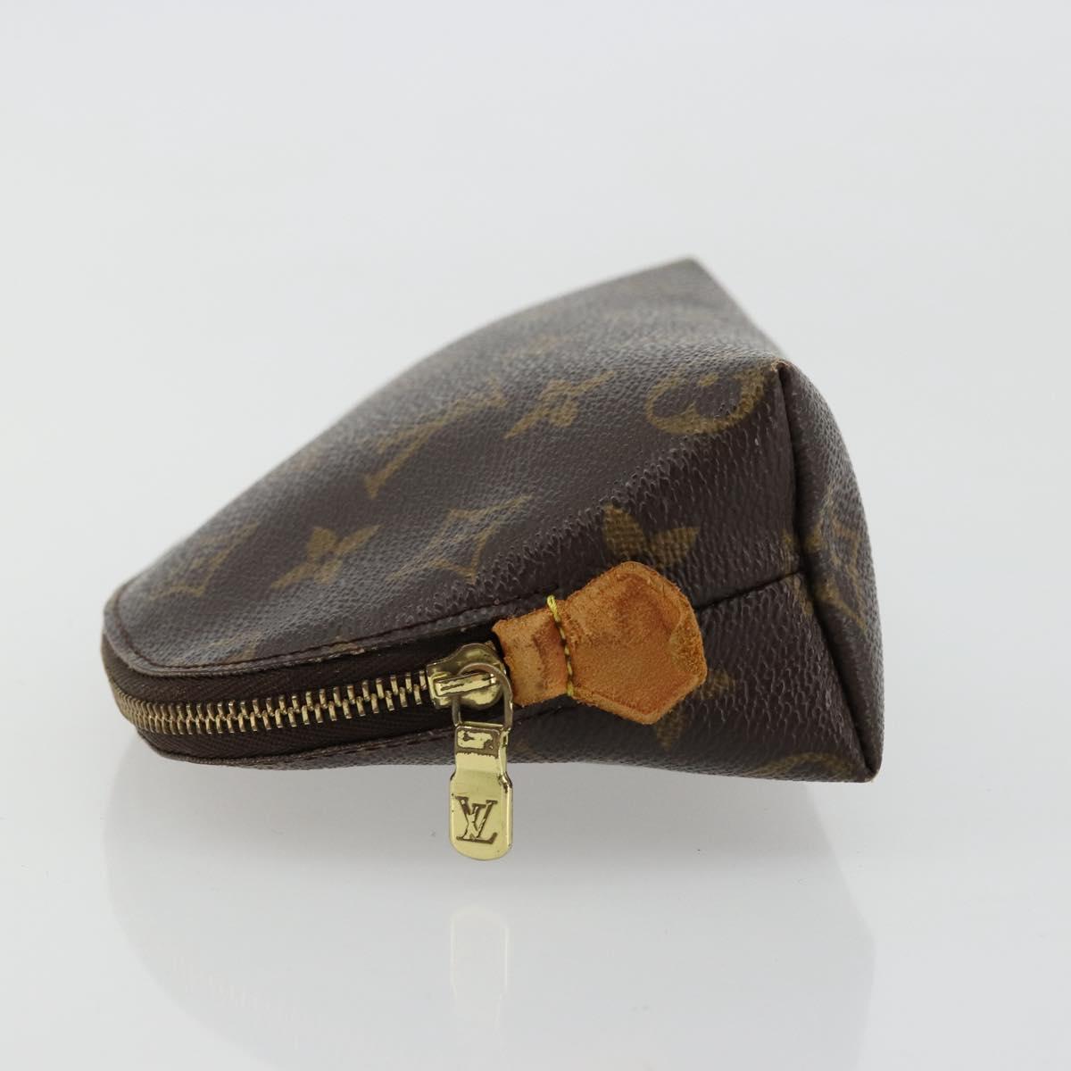 LOUIS VUITTON Monogram Pochette Cosmetic PM Pouch M43998 LV Auth BA12825