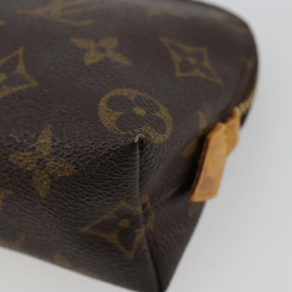 LOUIS VUITTON Monogram Pochette Cosmetic PM Pouch M43998 LV Auth BA12825