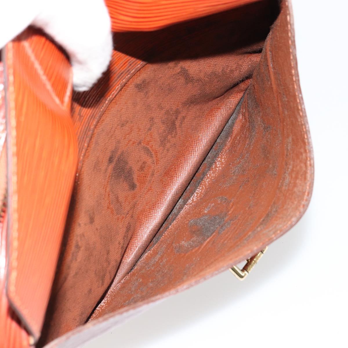 LOUIS VUITTON Epi Jeune Fille MM Shoulder Bag Brown M52153 LV Auth BA12827