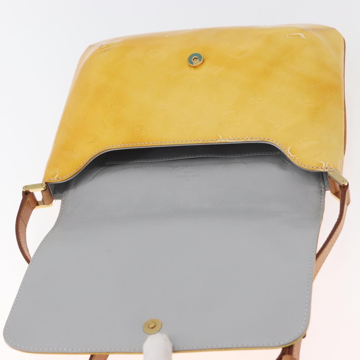LOUIS VUITTON Monogram Vernis Thompson Street Bag Gris M91008 LV Auth BA12839