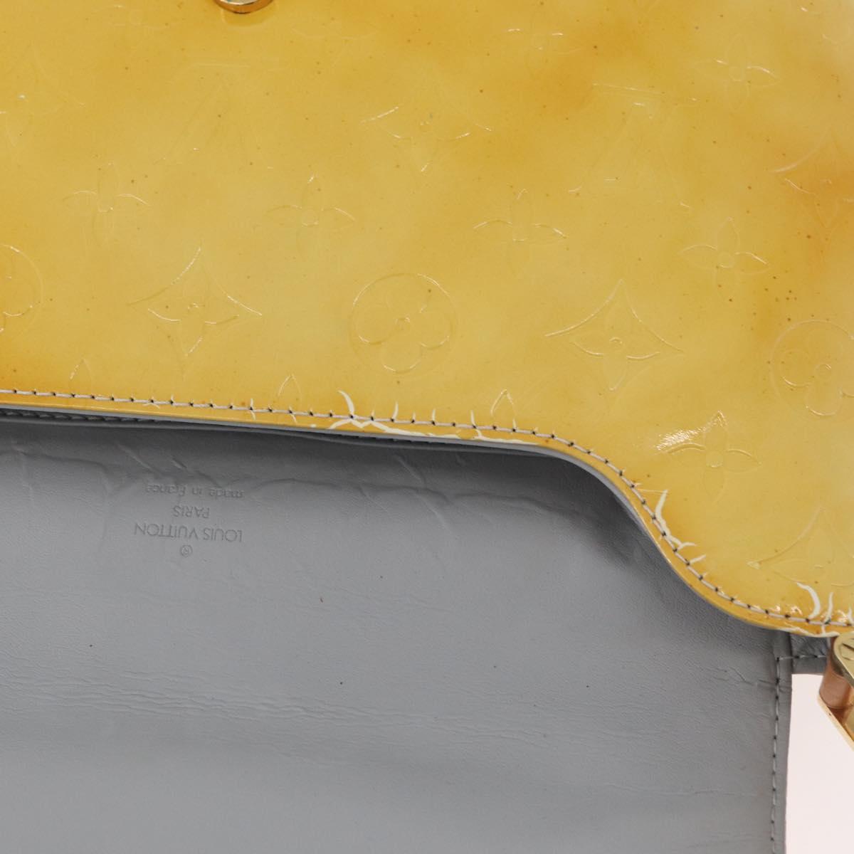 LOUIS VUITTON Monogram Vernis Thompson Street Bag Gris M91008 LV Auth BA12839