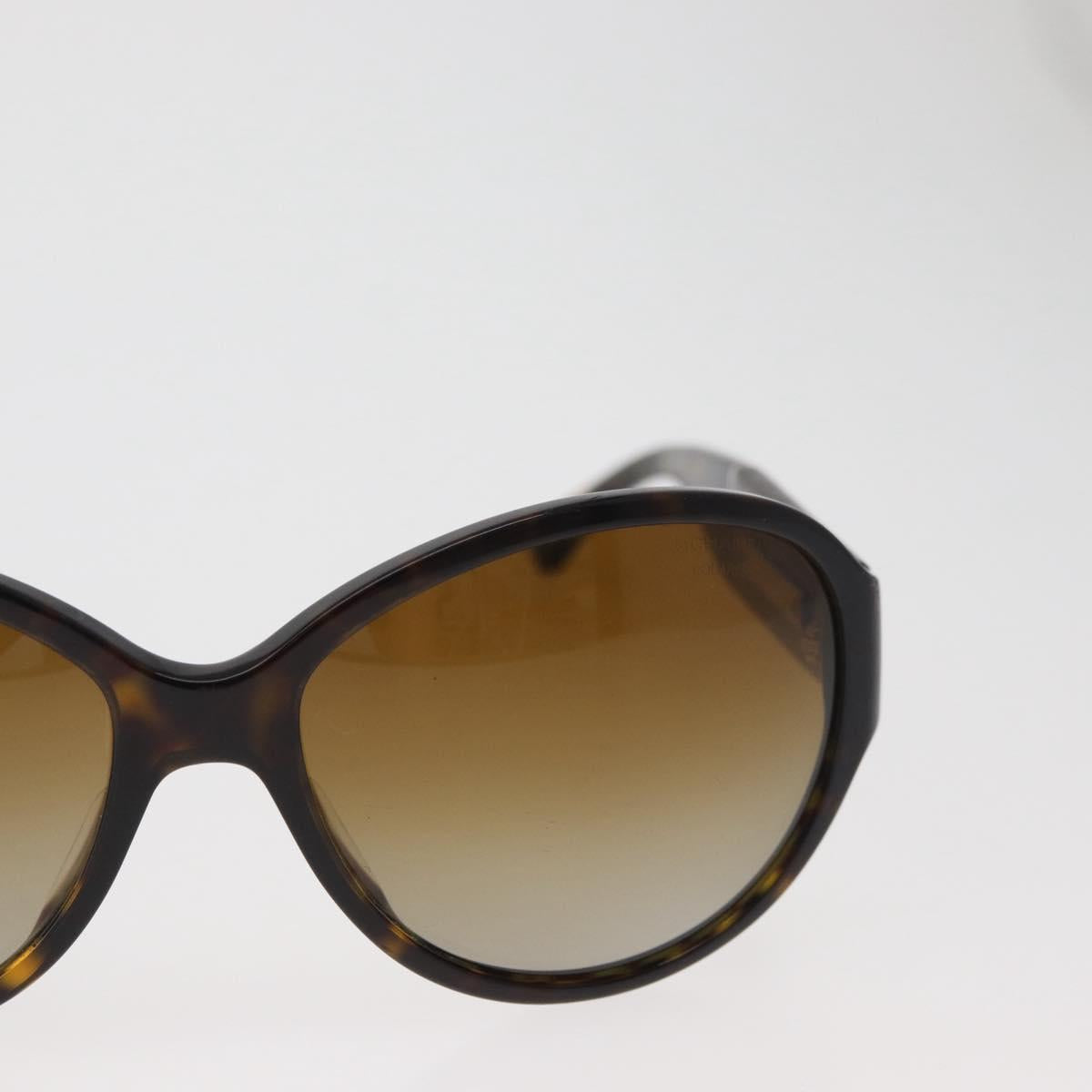 CHANEL Sunglasses plastic Brown CC Auth BA12849