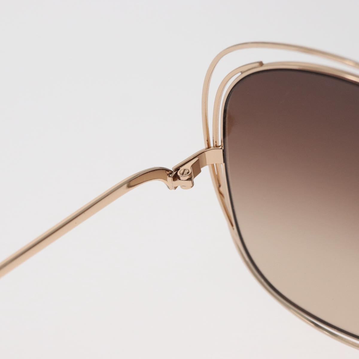 Chloe Sunglasses metal Gold Tone Auth BA12851A