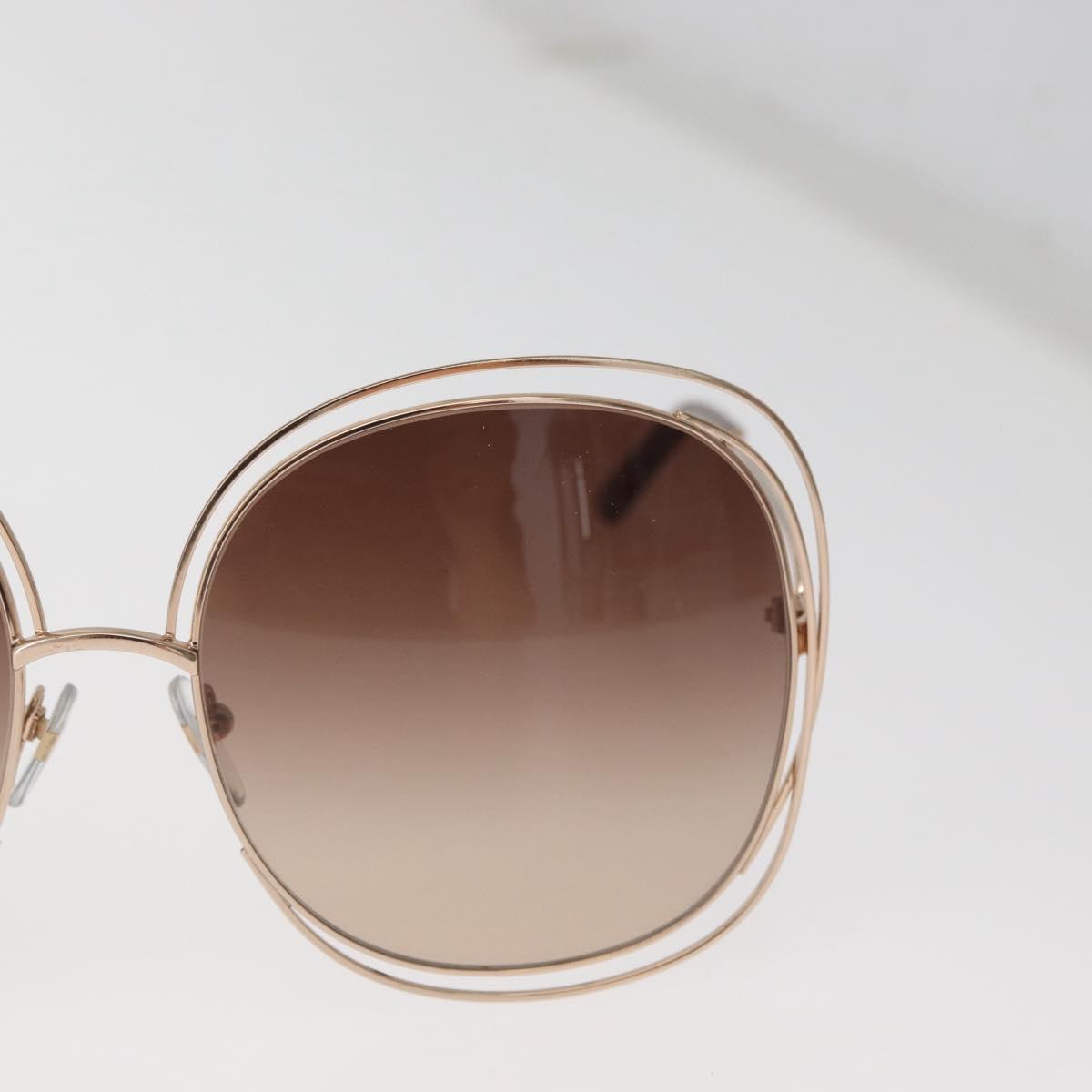 Chloe Sunglasses metal Gold Tone Auth BA12851A