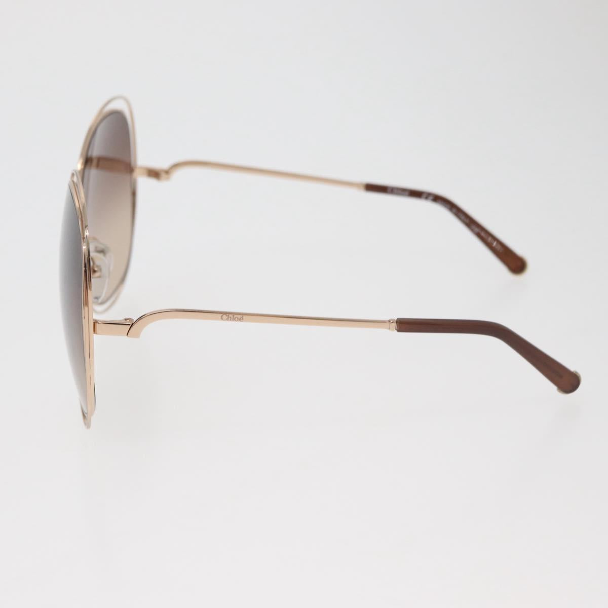 Chloe Sunglasses metal Gold Tone Auth BA12851A