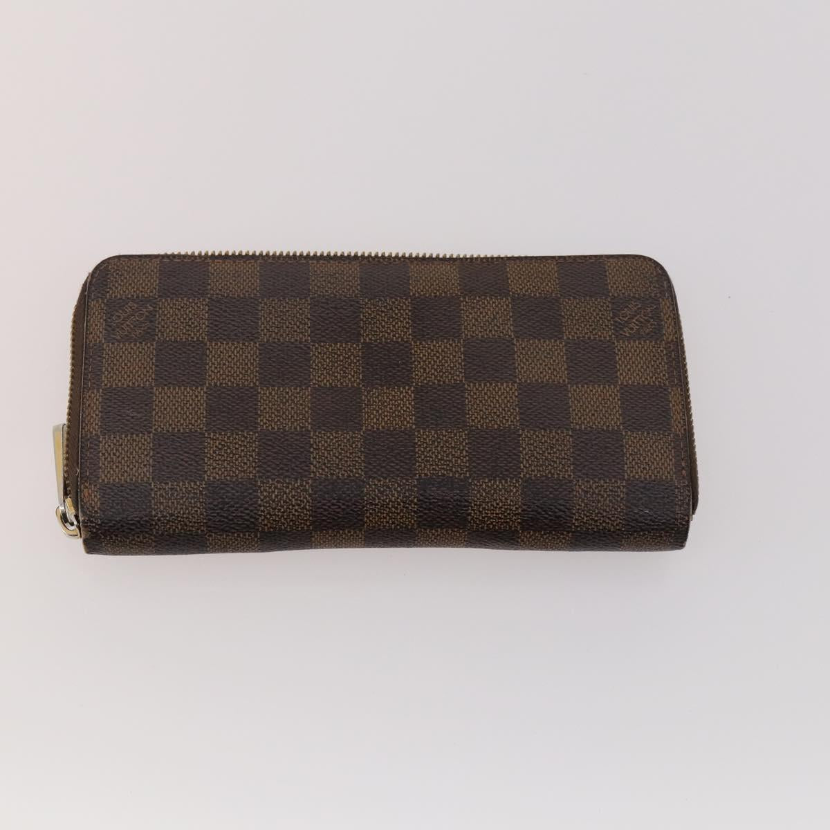 LOUIS VUITTON Damier Ebene Wallet 5 Set LV Auth BA12862