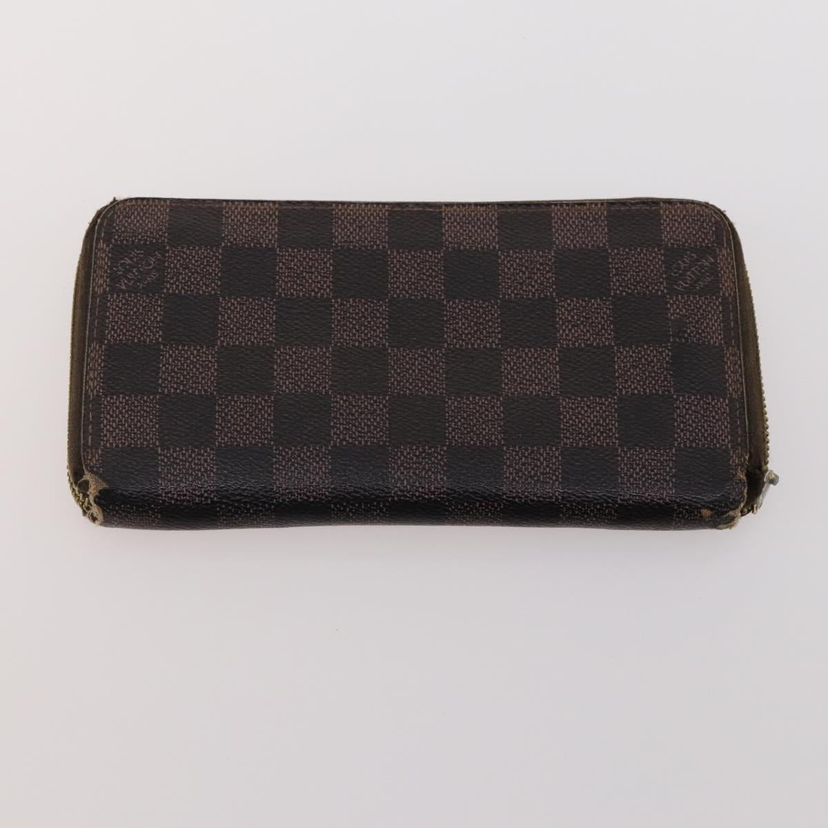 LOUIS VUITTON Damier Ebene Wallet 5 Set LV Auth BA12862