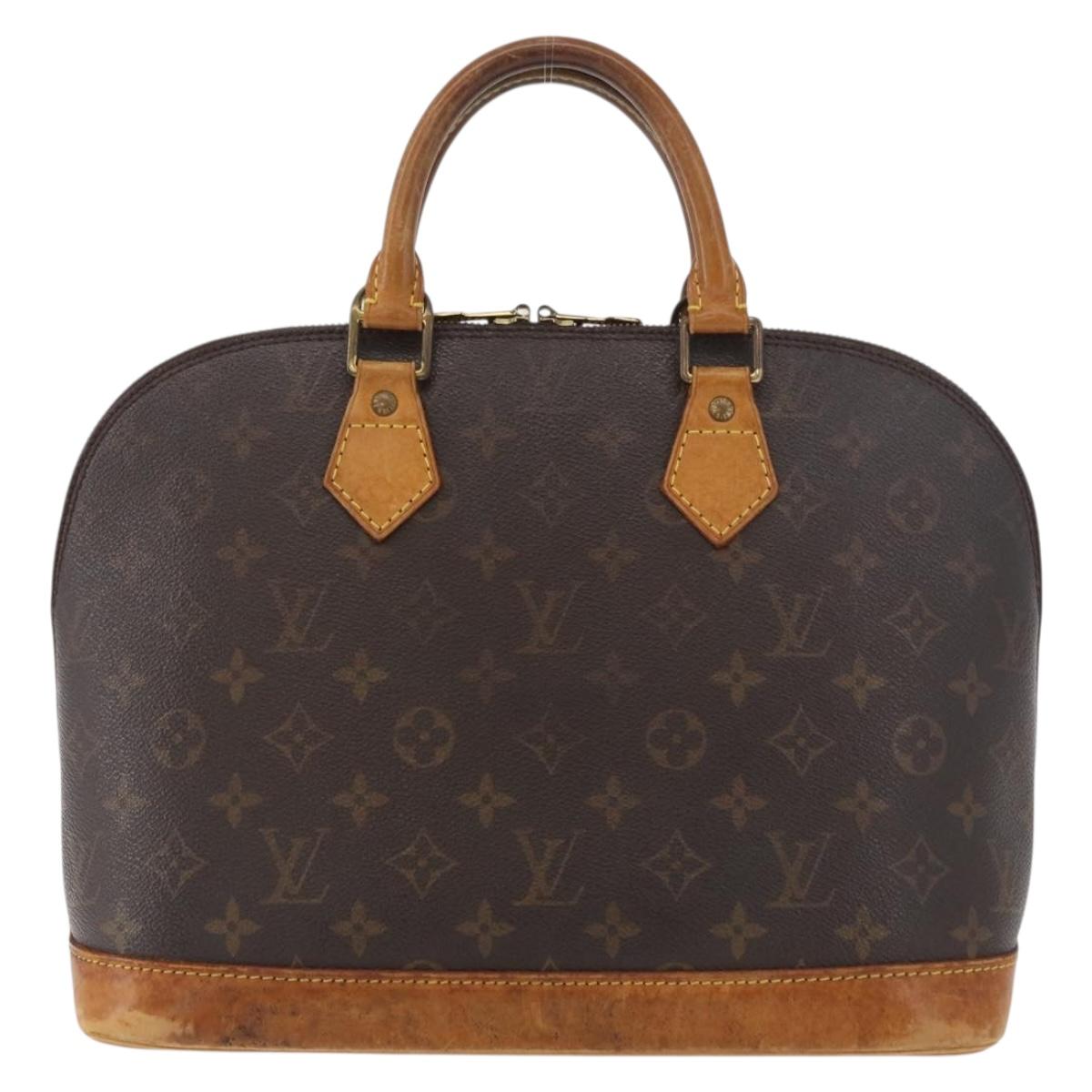 LOUIS VUITTON Monogram Alma Hand Bag M51130 LV Auth BA12865