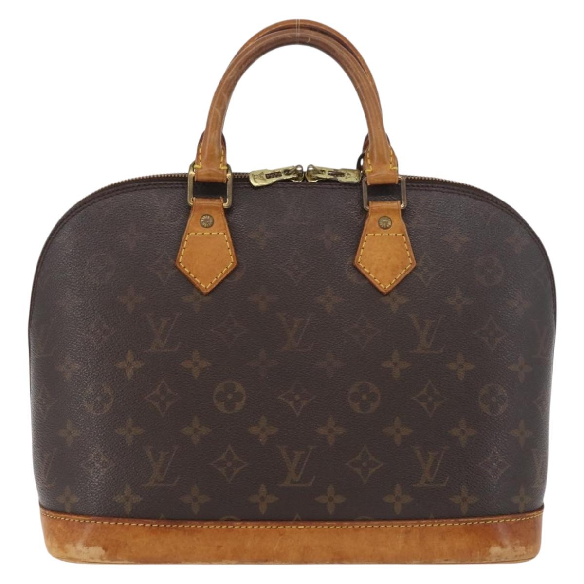 LOUIS VUITTON Monogram Alma Hand Bag M51130 LV Auth BA12865