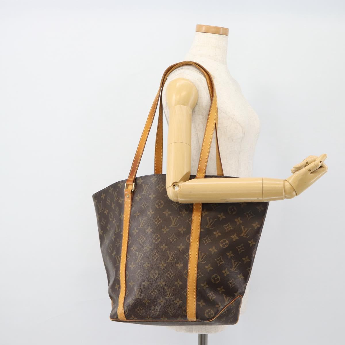 LOUIS VUITTON Monogram Sac Shopping Tote Bag M51108 LV Auth BA12871