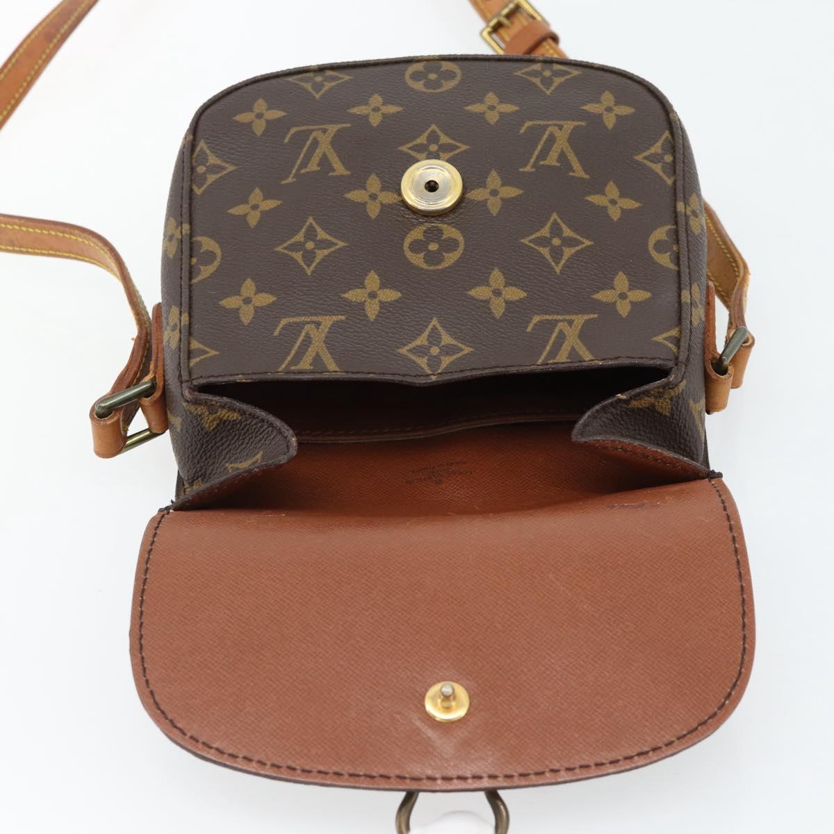 LOUIS VUITTON Monogram Saint Cloud PM Shoulder Bag M51244 LV Auth BA12882