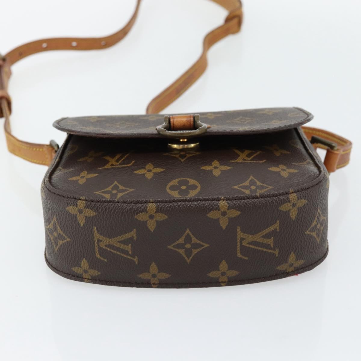 LOUIS VUITTON Monogram Saint Cloud PM Shoulder Bag M51244 LV Auth BA12882