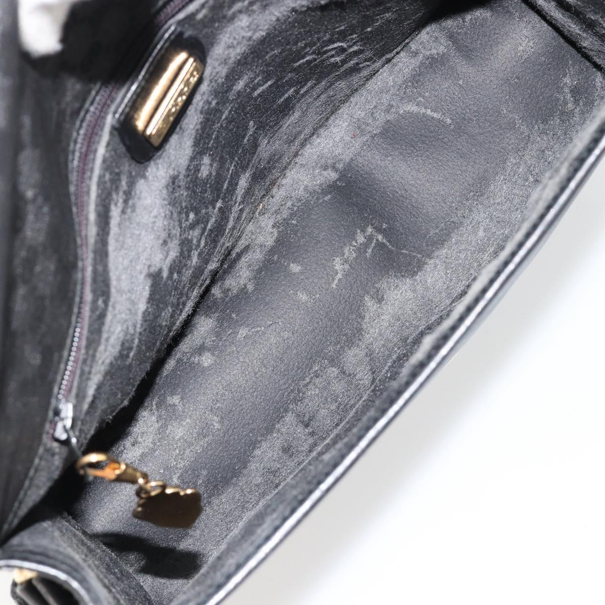 GUCCI Micro GG Supreme Web Sherry Line Bag PVC Black 001 904 0915 Auth BA12899