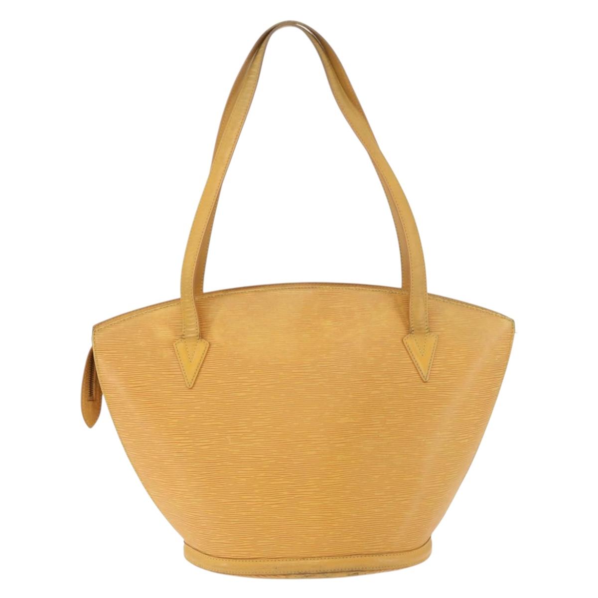 LOUIS VUITTON Epi Saint Jacques Shopping Bag Yellow M52269 LV Auth BA12906