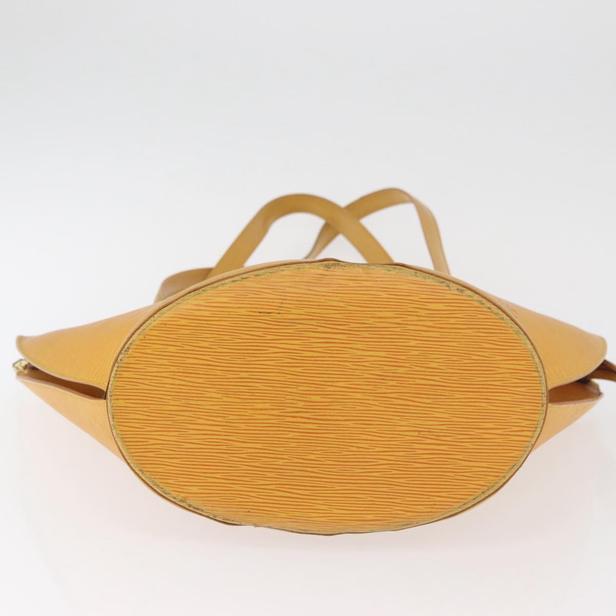 LOUIS VUITTON Epi Saint Jacques Shopping Bag Yellow M52269 LV Auth BA12906