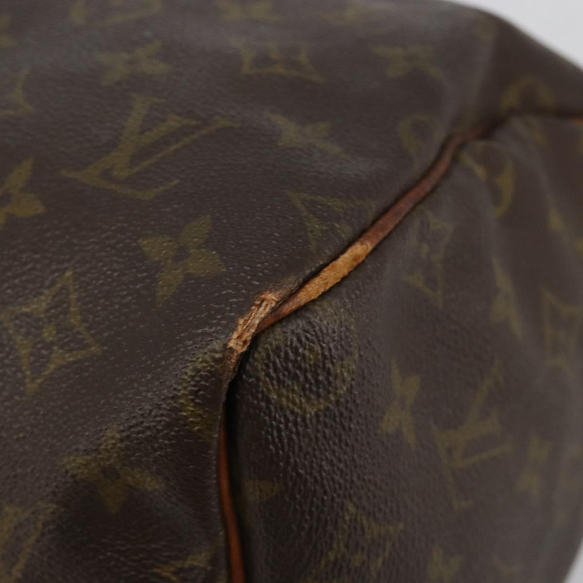 LOUIS VUITTON Monogram Speedy 30 Hand Bag M41526 LV Auth BA12907