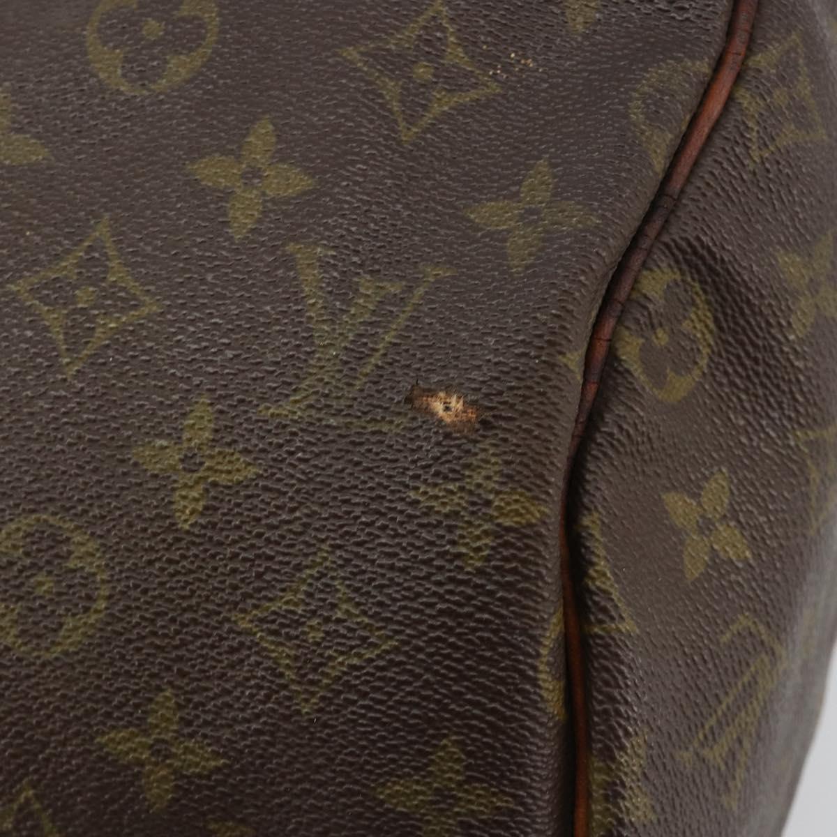 LOUIS VUITTON Monogram Speedy 30 Hand Bag M41526 LV Auth BA12907