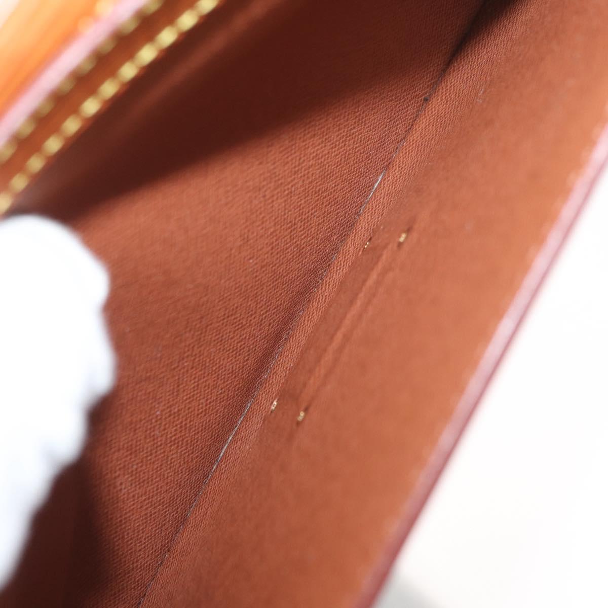 LOUIS VUITTON Epi Serie Dragonne Hand Bag Zipangu Gold M52618 LV Auth BA12910