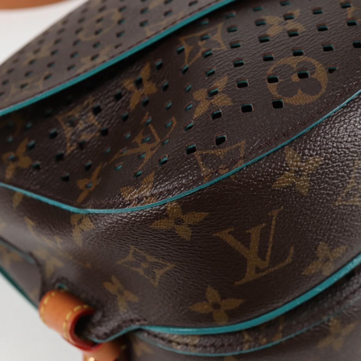 LOUIS VUITTON Monogram Perfo Saumur 30 Shoulder Bag M93998 LV Auth BA1291SAV